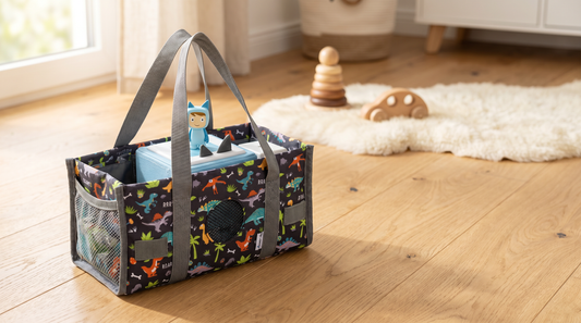 Toniebox Tasche Dinosaurier von Knuffig Kids im Kinderzimmer mit Toniebox