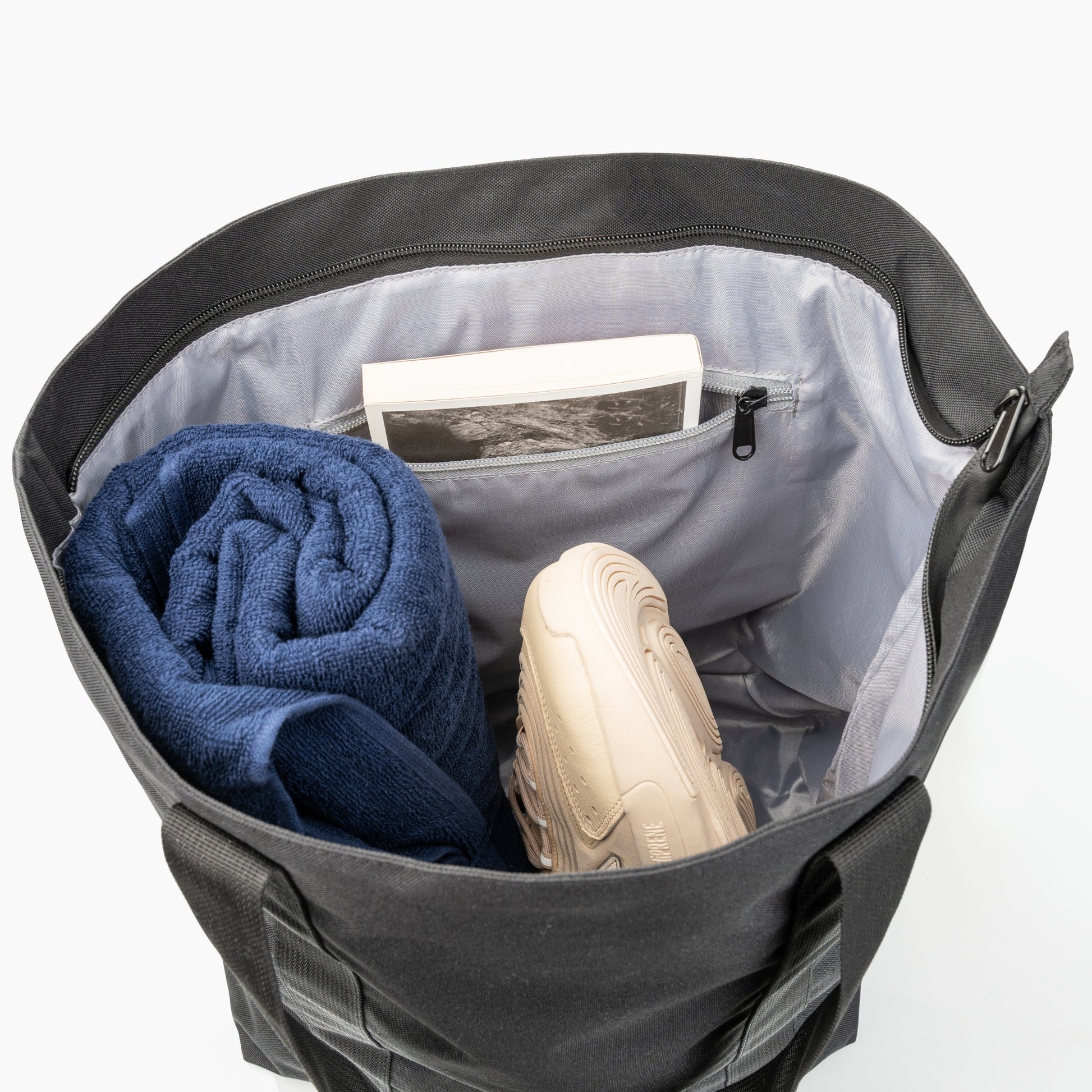 fahrradtasche organizer KHALISIA Roll-Up Shopper – Faltbare Fahrrad Gepäckträger-Tasche 22L
