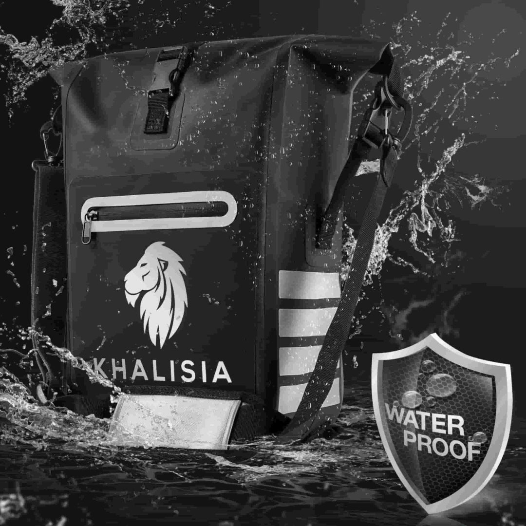 3-in-1 SpeedBag Fahrradtasche mit Gepäckträgerbefestigung, Rucksackgurten und Schultergurt