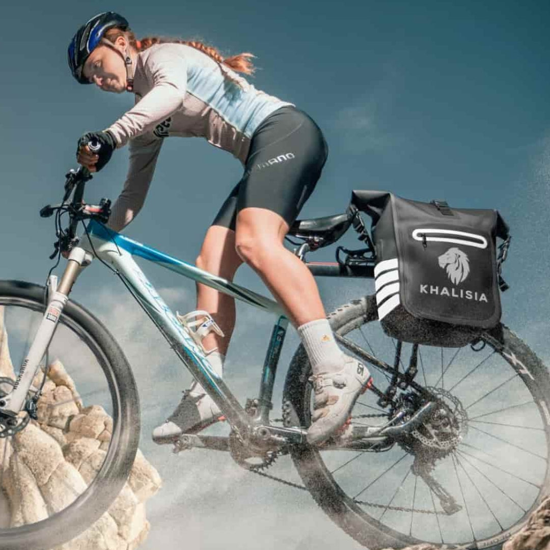 Urbaner Fahrradrucksack in Schwarz mit sicherem Laptopfach für den Arbeitsweg