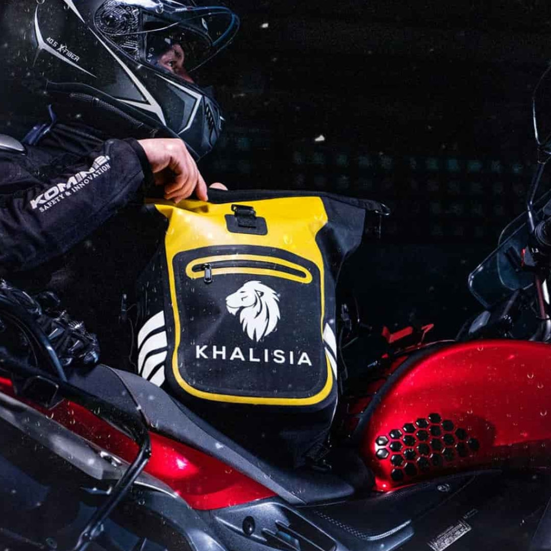 KHALISIA SpeedBag Fahrradtasche in Gelb mit langlebigem Material