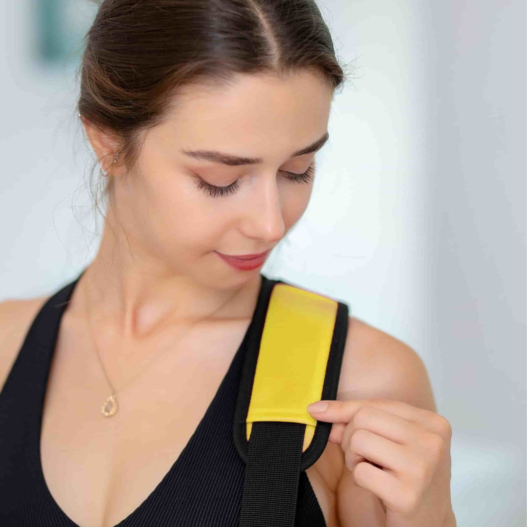 Gelbe Fahrradtasche für Gepäckträger mit modernem, sportlichem Design