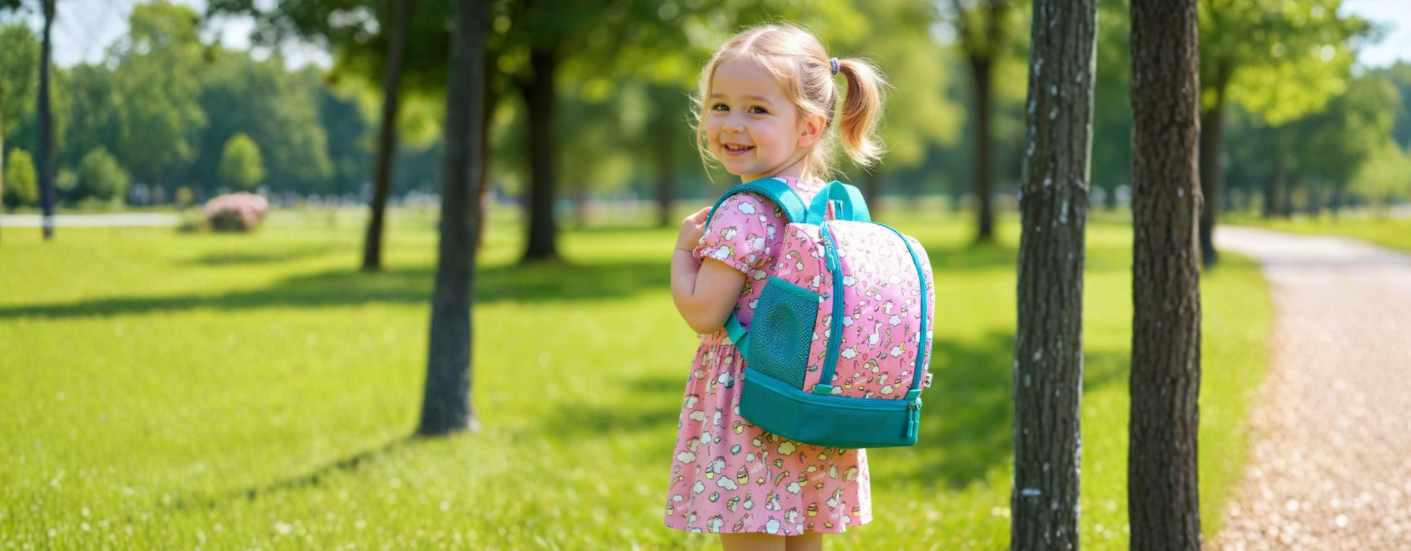 Leichter Kindergarten Rucksack für Kinder mit gepolsterten Trägern