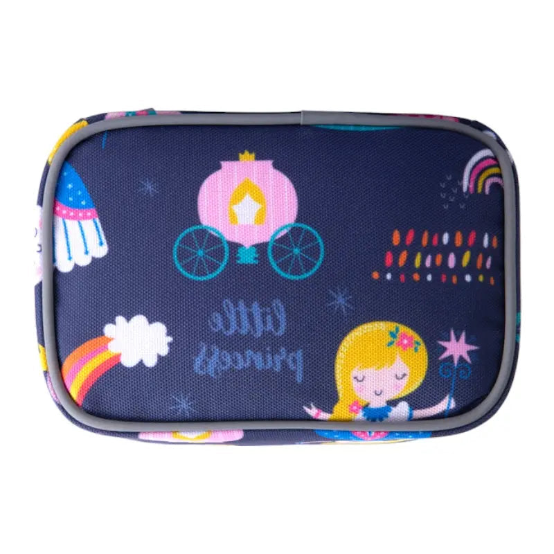 Prinzessin-Lenkertasche für Kinder mit Reflektorstreifen – Stilvolle und sichere Fahrradtasche für kleine Prinzessinnen, perfekt für Laufräder und Roller