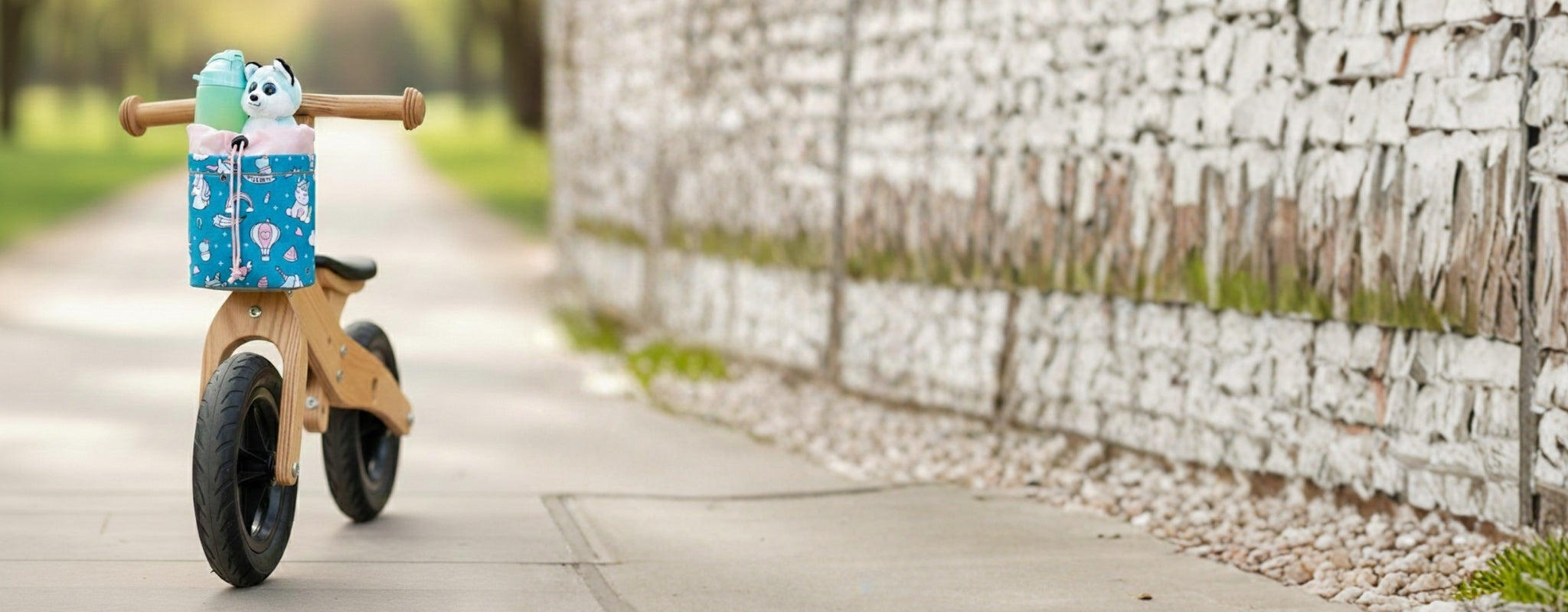 Lenkertasche für Kinder am Fahrradlenker mit Platz für Snacks, Spielzeug und kleine Schätze