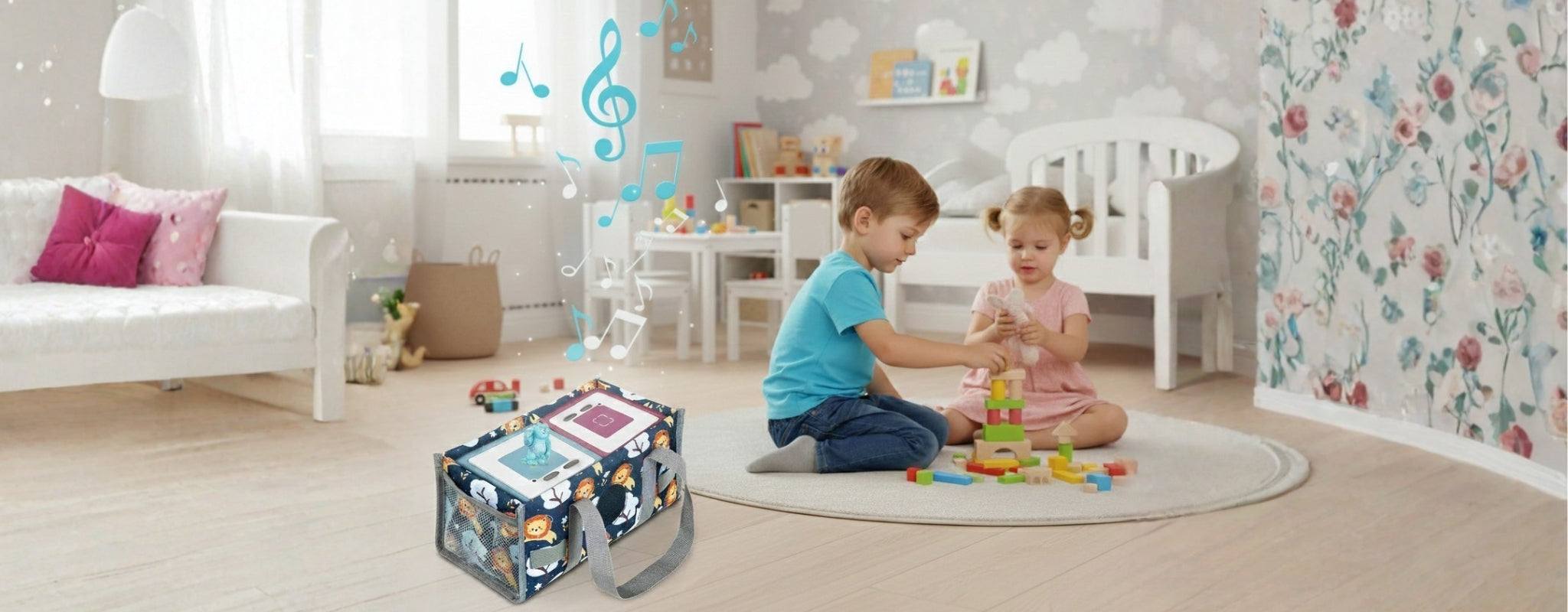 Toniebox Tasche für Kinder mit Platz für Tonies, Kopfhörer und Zubehör – ideal für unterwegs