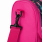Der pinke, längenverstellbare Tragegurt der Prinzessin-Tasche; sorgt für eine optimale Anpassung an die Körpergröße des Kindes und bietet bequemen Halt beim Tragen.
