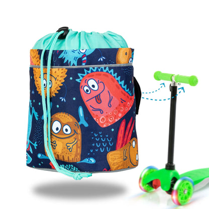 Laufrad-Tasche für Kinder - Monster