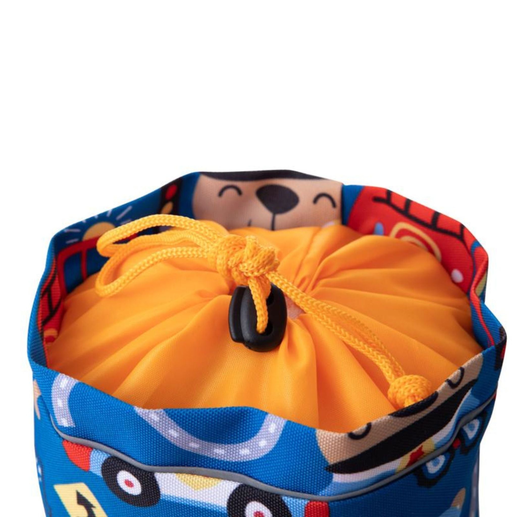kik fahrradtasche Kinder Fahrradkorb Polizei Blau Fahrradtasche mit Reflektorstreifen