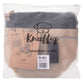 Verpackte beige Knuffig Lenkertasche mit Hundemotiv in transparenter Produktverpackung mit Etiketten